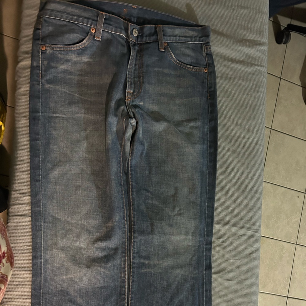 7 For All Mankind Blue Flare Jeans